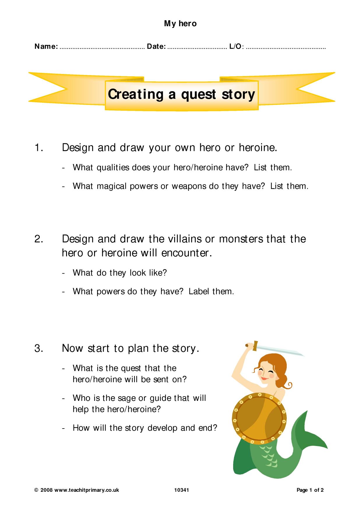 How to write an adventure story