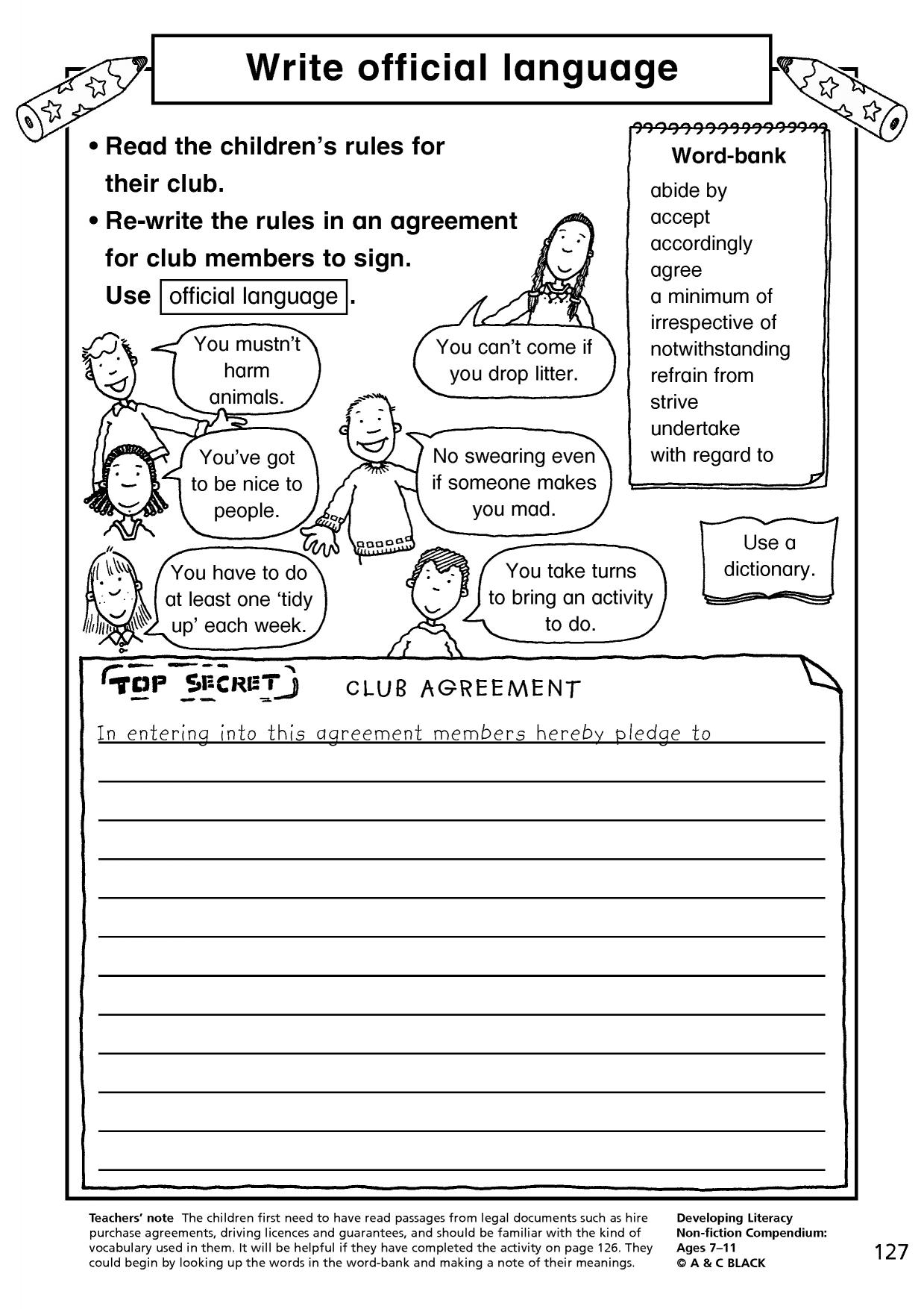 Writing composition teaching resources for KS22 - Teachit Primary Regarding Report Writing Template Ks1