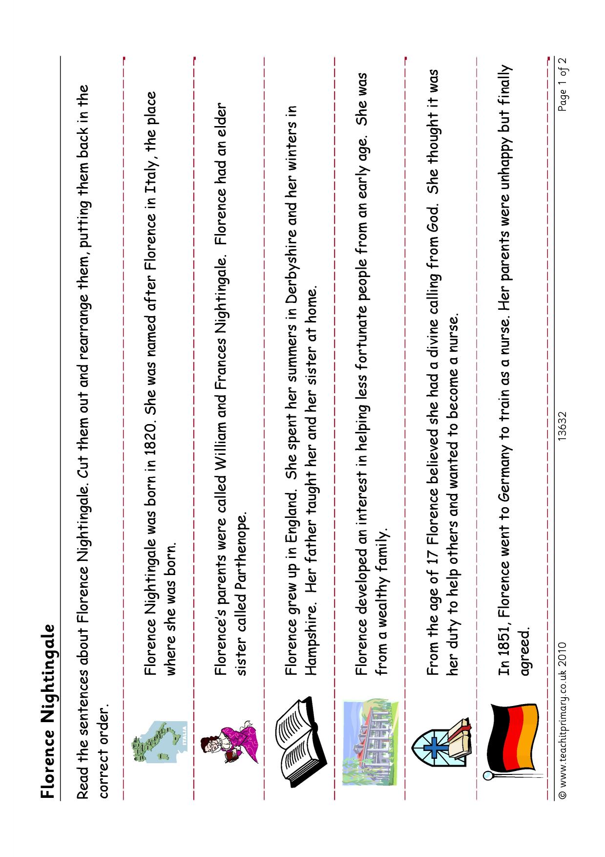 Ready-made sequencing activities - Teachit Primary1239 x 1754